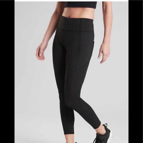 athleta mesh leggings